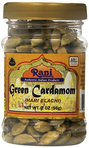Product Cover Rani Green Cardamom Pods Spice (Hari Elachi) 2oz (56gms) ~ Natural | Vegan | Gluten Free Ingredients | Non-GMO | Indian Origin