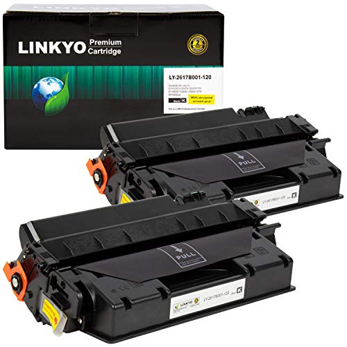 Product Cover LINKYO Compatible Toner Cartridge Replacement for Canon 120 (Black, High Yield, 2-Pack)