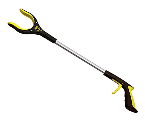 Product Cover RMS 26 Inch Grabber Reacher with Rotating Gripper - Mobility Aid Reaching Assist Tool - Trash Picker, Litter Pick Up, Garden Nabber, Arm Extension - Ideal for Wheelchair and Disabled (Yellow)