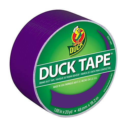 Product Cover Duck Brand 1265017 Color Duct Tape, Purple, 1.88 Inches x 20 Yards, Single Roll