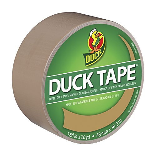 Product Cover Duck Brand 283264 Color Duct Tape, Beige, 1.88 Inches x 20 Yards, Single Roll