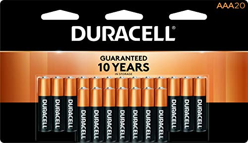 Product Cover Duracell - CopperTop AAA Alkaline Batteries - long lasting, all-purpose Triple A battery for household and business - 20 count