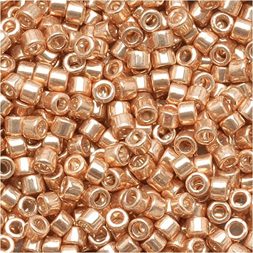 Product Cover Miyuki DB-411 7.2g Galvanized Gold Delica Seed Bead, 11/0