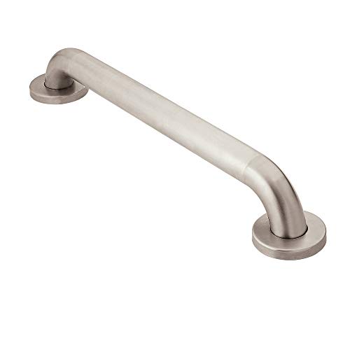 Product Cover Moen R8732P Home Care Bathroom Safety 32-Inch Grab Bar with Concealed Screws, Peened