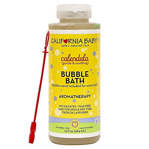 Product Cover California Baby Calendula Bubble Bath | No Tear | Pure Essential Oils for Bathing | Hot Tubs, or Spa Use | Moisturizing Organic Aloe Vera and Calendula Extract |(13 fl. ounces)