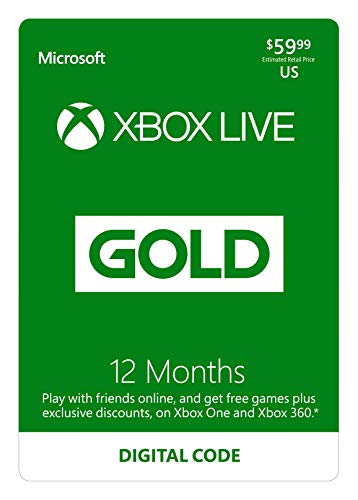 Product Cover Xbox Live Gold: 12 Month Membership [Digital Code]