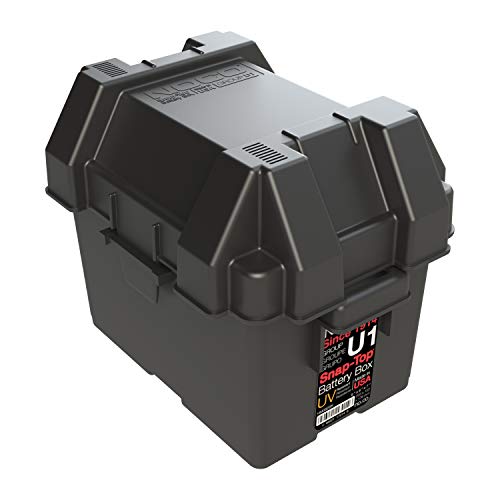 Product Cover NOCO Black HM082BKS Group U1 Snap-Top Box for 12V Mobility, Scooters, Lawn and Garden Batteries