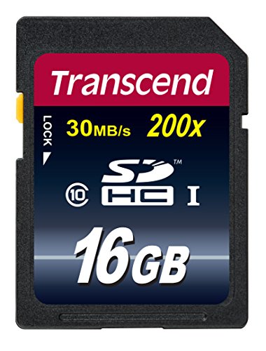 Product Cover Transcend 16 GB Class 10 SDHC Flash Memory Card (TS16GSDHC10)