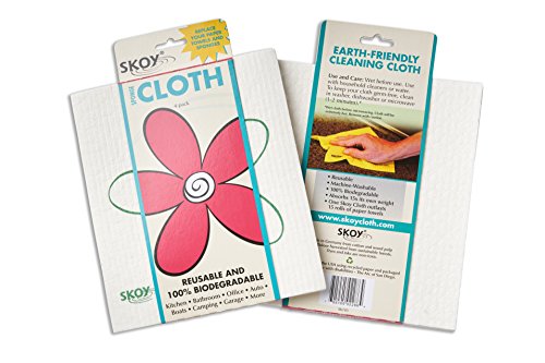 Product Cover Skoy Cleaning Cloth, White, Set of 4