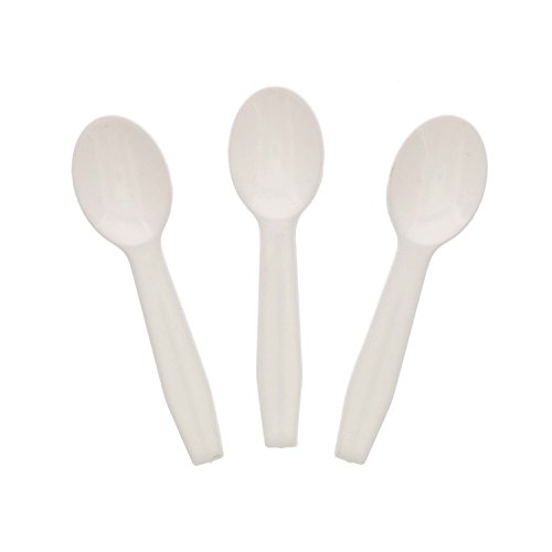 Product Cover Royal Taster Spoon White Plastic, Package of 3000