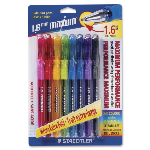 Product Cover Staedtler Ballpoint Stick Pens (STD9824BBK8)
