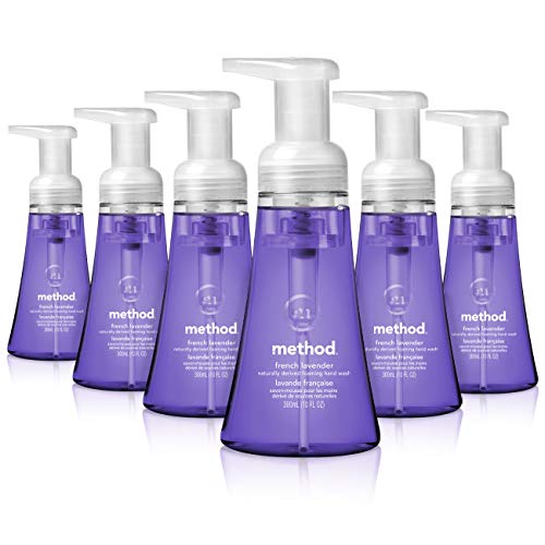 Product Cover Method Foaming Hand Soap, French Lavender, 10 Fl Oz (Pack of 6)