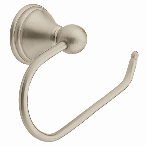 Product Cover Moen DN8408BN Preston Collection Single Post Toilet Paper Holder, Spot Resist Brushed Nickel
