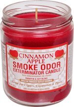 Product Cover Smoke Odor Exterminator Candle Cinnamon Apple 13oz by Smokers Candle