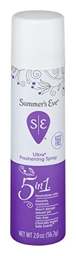 Product Cover Summer's Eve Freshening Spray, Ultra, pH Balanced, Dermatologist & Gynecologist Tested, 2 Ounce, Pack of 6