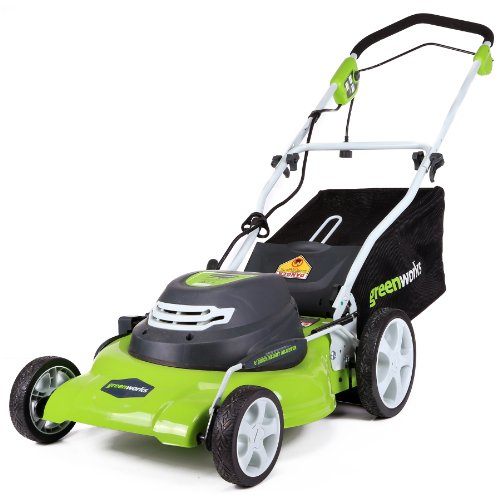 Product Cover GreenWorks 20-Inch 12 Amp Corded Electric Lawn Mower 25022