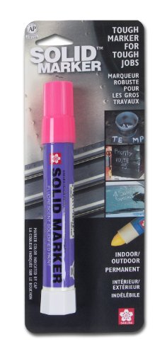 Product Cover Sakura Solidified Paint Solid Marker, 14 to 392 Degrees F, Fluorescent Pink