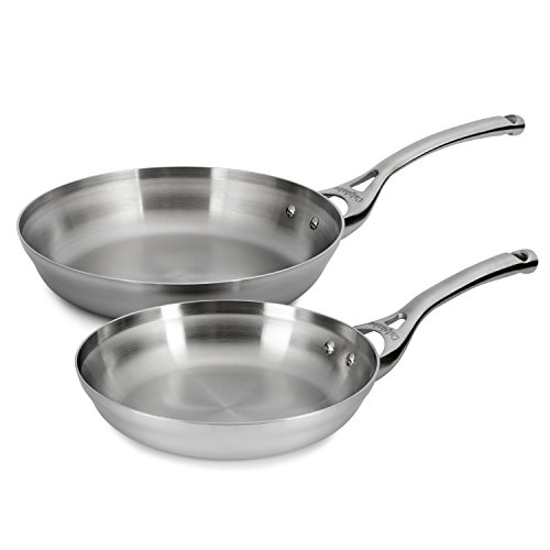 Product Cover Calphalon Contemporary Stainless 8 & 10 Inch Fry Pan Set