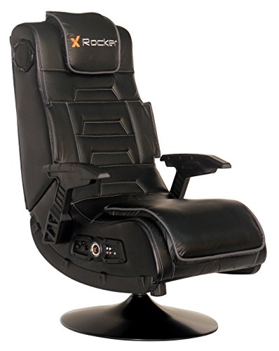 Product Cover X Rocker Pro Series Pedestal Video Gaming Chair, Wireless, Black