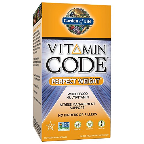 Product Cover Garden of Life Multivitamin for Weight Management - Vitamin Code Perfect Weight Raw Whole Food Vitamin, Vegetarian Supplement, 240 Capsules