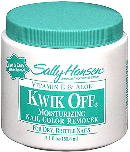 Product Cover Sally Hansen Kwik Off Nail Color Remover with Vitamin E and Aloe, 5.1 Fluid Ounce