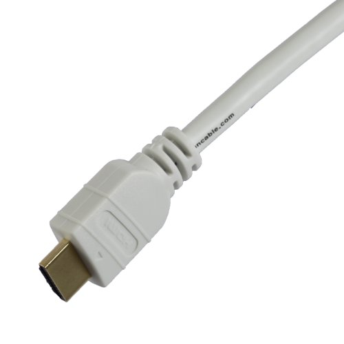 Product Cover Tartan Cable 8 Foot White High Speed HDMI Cable with Ethernet, 28 AWG, Brand
