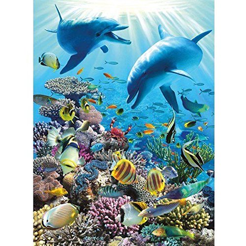 Product Cover Ravensburger Underwater Adventure 300 Piece Jigsaw Puzzle for Kids - Every Piece is Unique, Pieces Fit Together Perfectly