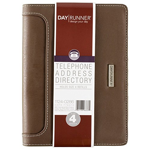 Product Cover Day Runner 2016 Large Desk Telephone/Address Book, 5-3/4 x 8-11/16 Inches (1124-0286)