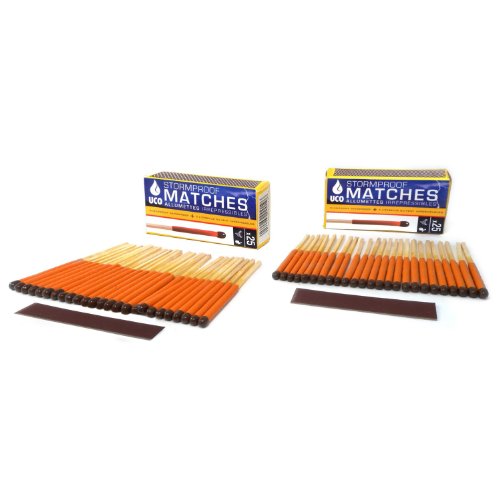 Product Cover UCO Stormproof Matches, Waterproof and Windproof with 15 Second Burn Time - 50 Matches
