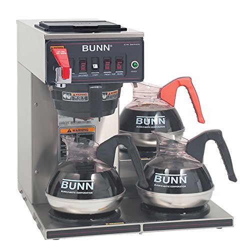 Product Cover Bunn 12950.0212 CWTF15-3 Automatic Commercial Coffee Brewer with 3 Lower Warmers (120V)