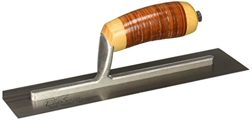 Product Cover Kraft Tool CFE211L Elite Series Five Star Cement Trowel with Leather Handle, 12 x 3-Inch