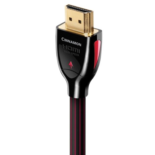Product Cover AudioQuest Cinnamon 1m (3.28 feet) Black/Red HDMI Cable