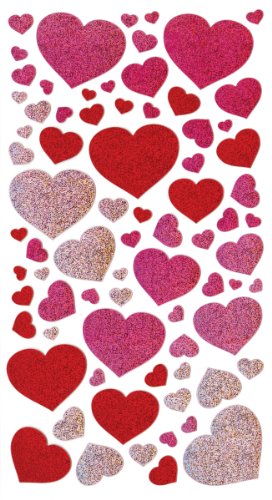 Product Cover EK Success 52-00067 Sticko Blissful Hearts Metallic Stickers
