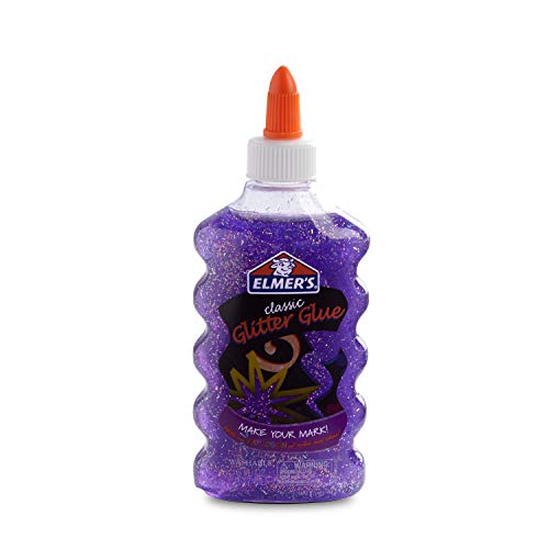 Product Cover Elmer's Liquid Glitter Glue, Washable, Purple, 6 Ounces, 1 Count - Great For Making Slime
