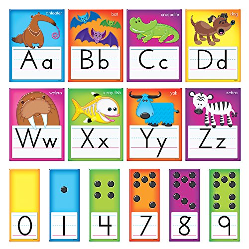 Product Cover TREND enterprises, Inc. T-8265 Awesome Animals Alphabet Cards Standard Manuscript Bulletin Board Set