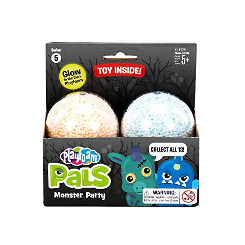 Product Cover Educational Insights Playfoam Pals Monster Party 2-Pack | Non-Toxic, Never Dries Out | Includes Collectible Playfoam Pals & Glow in the Dark Playfoam | Perfect for Ages 5 and up | Perfect Stocking Stuffer
