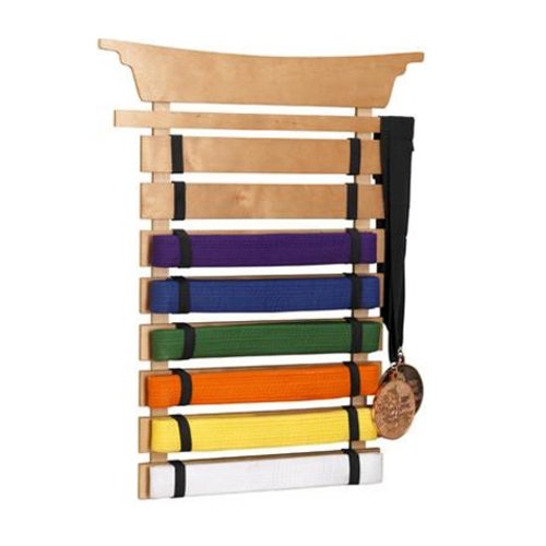 Product Cover KidKraft Martial Arts Wooden Belt Holder Hanging Display for 8 Belts  (Unpersonalized)