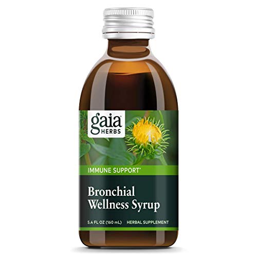Product Cover Gaia Herbs Bronchial Wellness Herbal Syrup, 5.4-Ounce Bottle