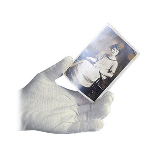 Product Cover Archival Methods 61-001 White Cotton Gloves Small 12 Pairs