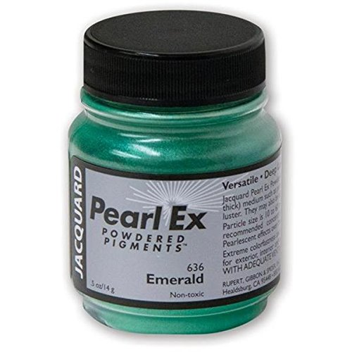 Product Cover Jacquard Products Jacquard Pearl Ex Powdered Pigments, 14g, Emerald