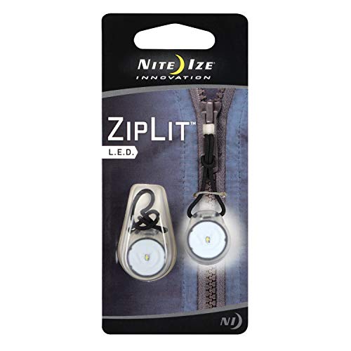 Product Cover Nite Ize ZipLit LED Zipper Pull, LED Light with Pull Cord For Easy Attachment to Zippers, White LED