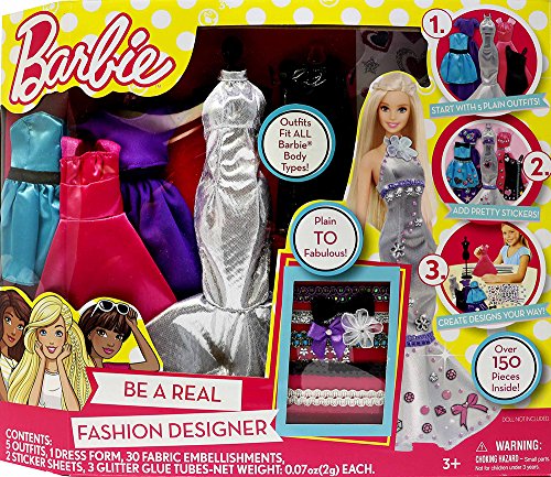 Product Cover Barbie Be a Fashion Designer Doll Dress Up Kit
