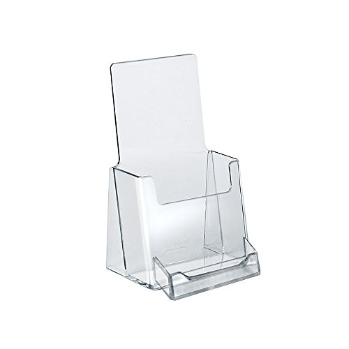 Product Cover Azar 252922 Counter Trifold Brochure Holder with Business Card Pocket, 10 Pack
