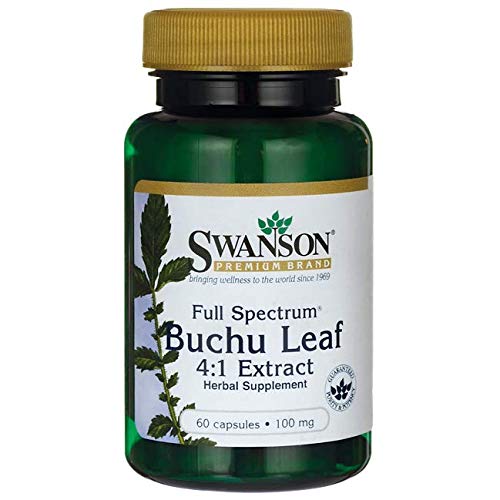 Product Cover Swanson Full Spectrum Buchu Leaf 4:1 Extract 100 Milligrams 60 Capsules