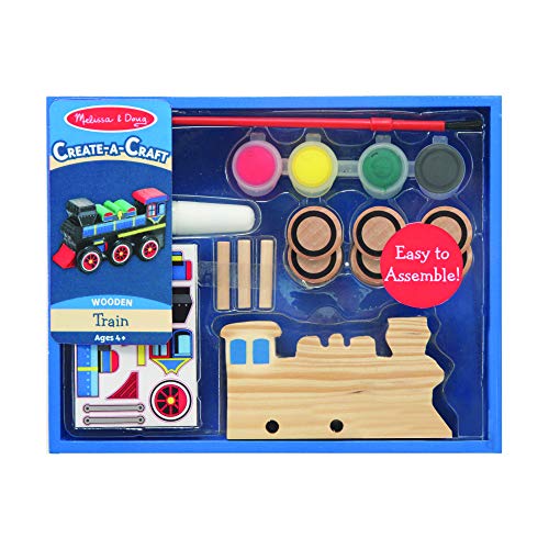 Product Cover Melissa & Doug Decorate-Your-Own Wooden Train Craft Kit