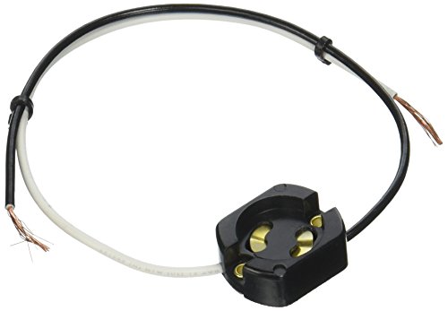 Product Cover Leviton 396 Fluorescent Lampholder Starter Base with Two 9-Inch Leads, Free Ends Stripped 3/4-Inch