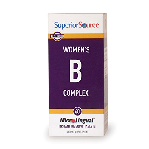 Product Cover Superior Source Womens B Complex with Extra B-12 and Folic Acid Nutritional Supplements, 60 Count