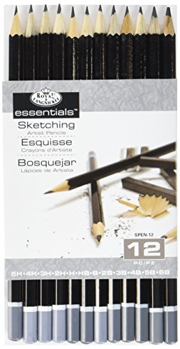 Product Cover Royal & Langnickel SPEN-12 Essentials Sketching Pencil Set, 12-Piece