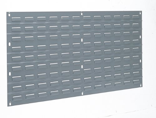 Product Cover Akro-Mils 30136 Louvered Steel Panel for Mounting AkroBins, 36-Inch W by 19-Inch H, Grey