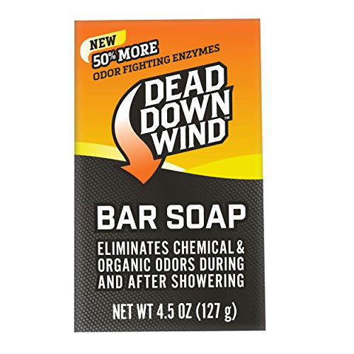 Product Cover Dead Down Wind Bar Soap | 4.5 Oz Bar | Odor Eliminator, Hunting Accessories | Scent Blocker Body Soap for Hunting | All Natural Hunting Soap Body Wash with Odor Fighting Enzymes (1200N)